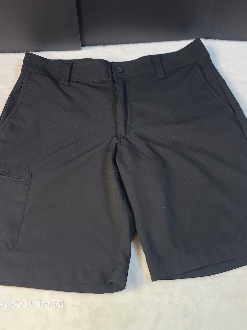 Men's Black Performance Shorts